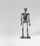 Skelett by Stephan Balkenhol, 1999/2000, Bronze with black grey patina. approx, sold Nov 2013