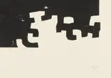 Gili III by Eduardo Chillida, Woodcut on wove cardboard, sold Nov 2013