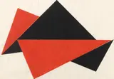Hermann Glöckner, 270471/8 (Faltung schwarz--rot)