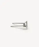 Erich Hauser, Untitled, 1972/1973, stainless steel sculpture