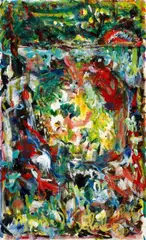 Eugène Leroy, Le Monde du Soleil, C. 1969, Acrylic on card
