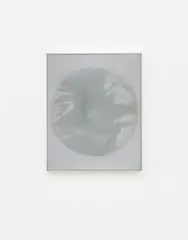Lichtscheibe by Heinz Mack, 1974, Chrome plated metal on panel, framed, sold Nov 2013