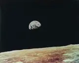 Earthrise, Apollo 8 by Nasa, 1968, Vintage, C-Print auf Kodak-Papier, sold Nov 2013