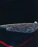 Earth rising above the lunar horizon, Apollo 8 by Nasa, 1968, Vintage, C-Print auf Kodak-Papier, sold Nov 2013