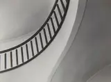 Max Baur, Untitled (Stairway of the Theological Academy Paderborn), 1950s, Vintage gelatin silver print