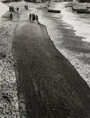 Fischernetze, ligurische Küste (Fishing nets, ligurian coast) by Siegfried Lauterwasser, 1958, Vintage gelatin silver print, sold Nov 2013