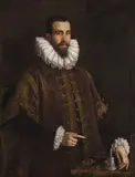 called Leandro Bassano Leandro dal Ponte, PORTRAIT OF A MAN, Oil on canvas (relined)