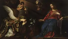 Gerard Seghers, THE ANNUNCIATION, Oil on canvas (relined)