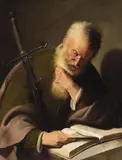 Jacques des Rousseaux, THE APOSTLE PAUL, Oil on canvas (relined)