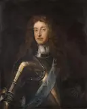 PORTRAIT OF JAMES II, KING OF ENGLAND by circle of Willem Wissing, Oil on canvas (relined), sold Nov 2013