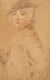 attributed to Daniel Chodowiecki, FREDERICK II, KING OF PRUSSIA, Black and brown chalk with white