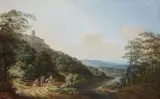 German School 18th century, TWO RIVER LANDSCAPES