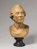 copy after Jean Antoine Houdon, A TERRACOTTA PORTRAIT BUST OF GEORGES-LOUIS LECLERC, COMTE DE BUFFON, Terracotta bust, France 19th C. (after J. A. Houdon) (GR 2.373) Minimal wear
