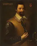 German School ca. 1600, PORTRAIT OF KONRAD SCHEIFFART VON MERODE ZU WEILERSWIST, Oil on canvas (relined)