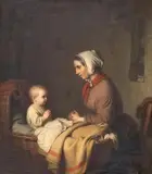 Johann Georg Meyer, THE EVENING PRAYER