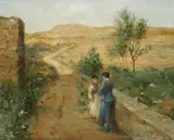 Telemaco Signorini, CONVERSATION ON A COUNTRY ROAD