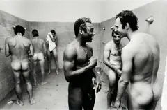 Pelé and Franz Beckenbauer by Volker Hinz, Gelatin silver print, printed, sold May 2013