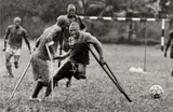 Adam Nadel, Soccer fight, Gelatin silver print