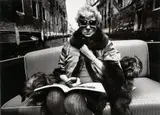 Stefan Moses, Peggy Guggenheim in Venedig (Peggy Guggenheim in Venice), Gelatin silver print, printed later