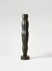 Joannis Avramidis, Figur II, Bronze with golden brown patina height 159 cm, on bronze base height 12 cm, total height 171 cm