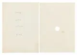Untitled (Camera 2) by Joseph Beuys, 2 sheets: India ink on chamois coloured paper, sold May 2013