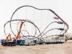 Boris Becker, Achterbahn, Chromogenic print on plastic board, face-mounted to plexiglass