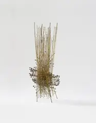 Harry Bertoia, Straw (maquette for Hawkins Ferry), Brass coated metal wire and bronze height approx