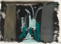 Untitled by Per Kirkeby, Mixed media on paper, sold May 2013