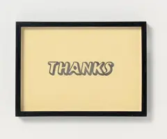 Allan McCollum, Visible Marker, 5 works: each graphite on cream card each