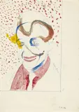 Sigmar Polke, Untitled, Varnish, India ink and pen on paper