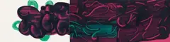 Study after Painting # 307 by David Reed, Oil and alkyd on plastic, sold May 2013
