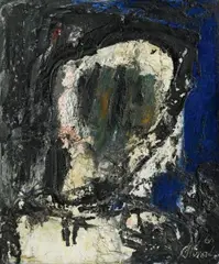 Emil Schumacher, Belua, Mixed media on canvas