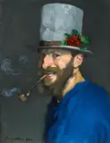 Louis Anquetin, Autoportrait à la Pipe, Oil on canvas
