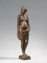 Witwe im Wind by Gerhard Marcks, Gerhard Marcks Werktagebuch Gips/Bronze (works diary plaster/bronze) 917; Hartog, sold May 2013