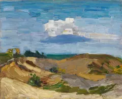 Clara Witte-Pelz, Sandgrube bei Melle, Oil on canvas