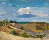 Clara Witte-Pelz, Sandgrube bei Melle, Oil on canvas
