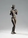 Richard Martin Werner, Stehendes Mädchen, Bronze