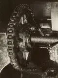 Niederländische Kabelfabrik (Cable Factory, Netherlands) by Piet Zwart, Vintage ferrotyped gelatin silver print on Velox paper (contact print), sold May 2013
