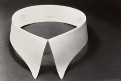 Untitled (Collar by Dornbusch) by Max Baur, Vintage ferrotyped gelatin silver print, sold May 2013