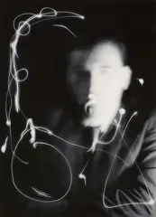 Space Writing by Man Ray, Posthumous gelatin silver print, printed 1988 by Pierre Gassmann, sold May 2013