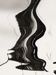 Siegfried Lauterwasser, Wasserspiegelung (Reflections in the Water), Vintage ferrotyped gelatin silver print on Agfa-Portriga-Rapid paper