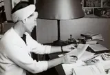 Gisèle Freund, Simone de Beauvoir dans son studio à Paris