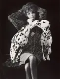 Charlotte March, Gloria mit Dalmatinern (Gloria with Dalmatians), Gelatin silver print, printed later