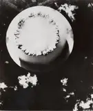 Associated Press Photo, Views of the underwater Atomic Bomb Explosion at Bikini Atoll., 2 vintage ferrotyped gelatin silver prints