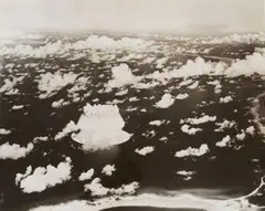 Baker Day atomic Explosion by Joint Army Task Force One Photo, 2 vintage gelatin silver prints, sold May 2013