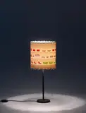 Untitled by Andreas Gursky and Claus Föttinger, Photo work (table lamp). Chromogenic print, flushmounted to plastic foil, sold May 2013