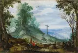 Jan Brueghel the Elder, LANDSCAPE WITH CATTLE HERD AND RIDER