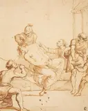 Flemish School 17th century, A SCENE FROM THE PASSION OF CHRIST