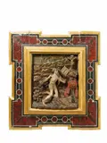 Spain Late 16th century, SAINT JEROME, Marble with wood frame