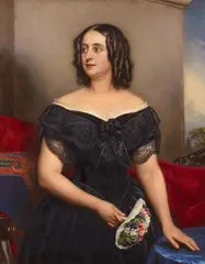 Joseph Stieler, PORTRAIT OF BARONESS GÜLDENSTRÖM, Oil on canvas